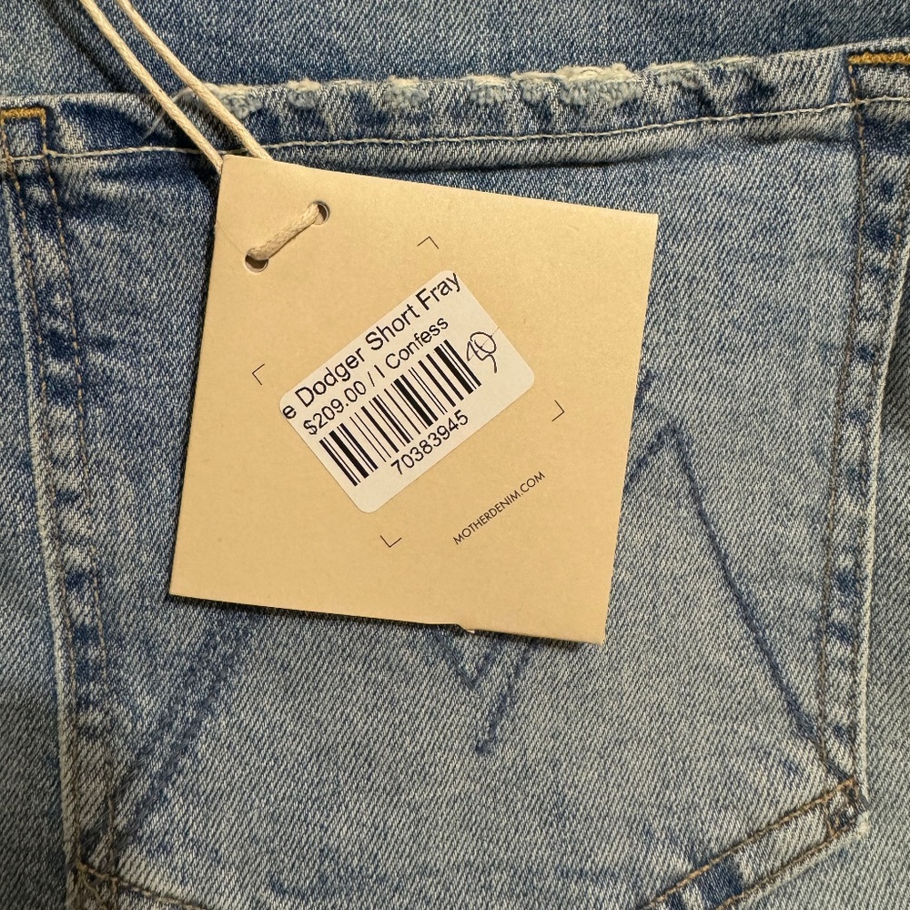 Mother denim shorts